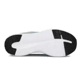 Zapatillas Avia Veronica acordonadas, color gris con detalles en celeste y suela blanca.