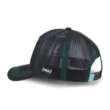 Gorro CapsLab negro con visera curva y parche frontal con la imagen de la camioneta de Scooby Doo, "The Mystery Machine".