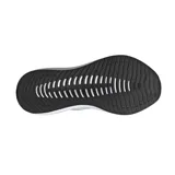 Championes de running Adidas Runfalcon 6 para mujer, color negro con las clásicas tres tiras laterales en blanco y entresuela de EVA blanca con tecnología Cloudfoam.