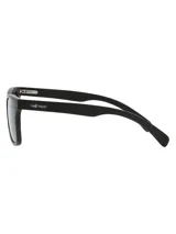 Lentes de sol RKF modelo Portofino con armazón de madera de nogal y cristales polarizados con protección UV en tono oscuro.
