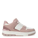 Championes urbanos Miss Carol modelo Harpers, color blanco con detalles en rosa.