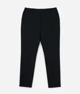 Pantalón de sastrería gris, de corte skinny y calce ajustado, con trabillas en la cintura, bolsillos laterales y cierre frontal con botón y cremallera. Confeccionado con tecnología performance que facilita el planchado y ofrece secado rápido.
