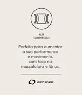 Bermuda deportiva de alta compresión, color verde oscuro, con cintura ancha doblada y detalle de bies lateral en color blanco.