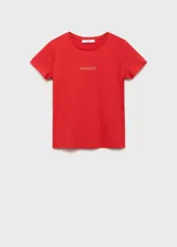 Camiseta de manga corta y cuello redondo, confeccionada en algodón. Presenta un diseño recto con el logo de la marca estampado en el pecho.