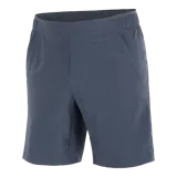 Short de senderismo Salomon modelo Wayfarer Ease, color azul marino, con bolsillos laterales y tejido elástico en 4 direcciones.