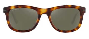 Lentes de sol Serengeti modelo Danny con armazón de acetato en patrón carey y cristales polarizados en tono verde oscuro.