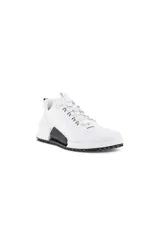 Championes Ecco Biom 2.0 blancos con detalles en negro en la suela y el talón.