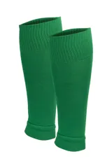 Medias de fútbol de caña alta, color verde, con tejido elástico y puño reforzado.