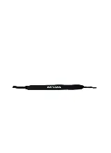 Tira para lentes Rip Curl modelo Shades Hang Down, color negro con el logotipo de la marca impreso en blanco.