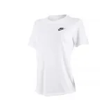 Remera Nike de manga corta y cuello redondo, con logo de la marca bordado en el pecho.