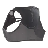 Chaleco de hidratación Salomon modelo Pulse 2, color negro, de diseño minimalista y tejido de malla transpirable, con ajuste ceñido SensiFit y bolsillos de acceso sencillo.