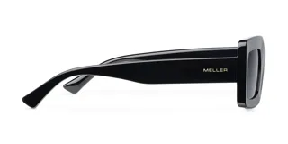 Lentes de sol negros con diseño oversized y forma cuadrada. Lentes polarizadas alemanas con protección UV400, recubrimiento anti-scratch y superhydrophobic.