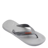 Ojotas Havaianas modelo Top Max Comfort, color negro, con diseño ergonómico y suela texturizada antideslizante. Presentan tiras anchas con el logo de la marca grabado.
