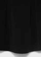 Top strapless de punto fino, con diseño recto y corte largo hasta la cadera.