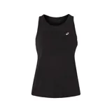 Musculosa deportiva Asics negra con logo blanco en el pecho.