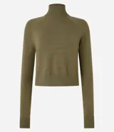 Blusa de punto de la marca Blue Steel, con cuello alto, manga larga y diseño básico ajustado al cuerpo.