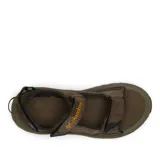 Sandalias de senderismo Columbia modelo Konos Hiker 3-Strap para hombre, color marrón, con tres correas de ajuste con velcro, plantilla con tratamiento antimicrobiano y suela de alta tracción.