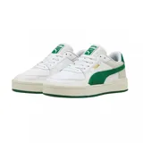 Championes Puma CA Pro Suede blancos con detalles en verde.
