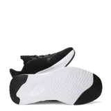 Championes de mujer Puma Softride Mayve 2, color negro con entresuela blanca y logo plateado. Confeccionados con exterior textil y sintético, tecnología Softride y plantilla Softfoam+ para mayor amortiguación.