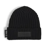 Gorro de lana negro con logo de Mercedes AMG Petronas F1 Team.