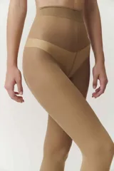 Medias panty opacas de 40 deniers con puntera reforzada y cintura elástica.