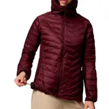 Chaqueta híbrida con diseño acolchado en el frente y espalda, y paneles laterales de softshell. Cuenta con cierre frontal completo, capucha integrada, bolsillos laterales con cierre y tecnología de aislamiento térmico sintético.