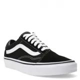 Championes Vans Old Skool unisex, color negro con detalles en blanco.