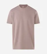 Remera deportiva Get Over de color azul marino, confeccionada en tech fleece con tecnología dry de secado rápido, cuello redondo y manga corta, de corte holgado.