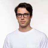Armazón para lentes de acetato negro, marca Mr Boho, modelo Gordon.