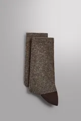 Pack de dos pares de calcetines técnicos de entrenamiento, confeccionados en tejido elástico con diseño acanalado y refuerzos en puntera y talón.