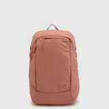 Mochila Bubba modelo Flex de color rosa, con diseño urbano, resistente al agua y compartimentos con cierre.