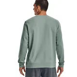 Buzo Under Armour de hombre color verde, de tela suave y ligera. Tiene cuello redondo, mangas largas y logo estampado en el pecho.
