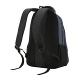 Mochila grande color bordó, con bolsillo lateral de red, dos bolsillos frontales, correas acolchadas ajustables, interior con repartición para notebook y espalda AirFresh.