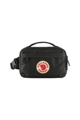 Riñonera verde azulado de tela Vinylon F resistente al agua, con logo reflectivo de la marca en el frente. Tiene correa ajustable, cierre principal con doble cursor, dos bolsillos externos con cierre y un bolsillo interno con clip para llaves.