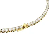 Collar Swarovski Matrix Tennis con baño tono oro y circonitas cúbicas transparentes de talla redonda dispuestas en línea continua.