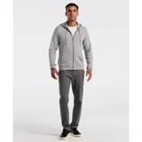 Buzo hoodie con cierre completo, confeccionado en felpa suave, color gris. Incluye logo Sticker Pete en el pecho.