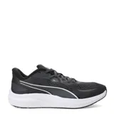 Championes de running Puma Skyrocket Lite 2, color negro con entresuela blanca. Presentan capellada de malla textil transpirable, cierre con cordones y suela de goma para tracción urbana. Incorporan tecnología PUMALITE para amortiguación reactiva y plantilla SOFTFOAM+ para mayor confort.