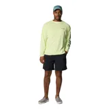Short de secado rápido Columbia, diseñado para actividades acuáticas y pesca. Presenta cintura elástica con cordón ajustable, bolsillos laterales de malla y un bolsillo trasero con cierre. Incluye calzoncillo interior de malla para mayor comodidad y protección solar UPF 50.