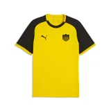 Camiseta de fútbol Puma del Club Atlético Peñarol, modelo Matchday. Diseño en color amarillo con mangas cortas en color negro, cuello redondo y escudo del club junto al logo de la marca en el frente.