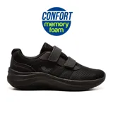 Championes deportivos Joma para mujer, color negro, con ajuste de velcro y plantilla Memory Foam.