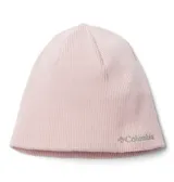 Gorro de lana tejido en color rosado, con diseño ajustado y tecnología reflectante térmica en su interior. Presenta el logo de la marca bordado en la parte inferior.