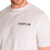 Remera de hombre color crudo, de corte recto y manga corta, con logo de la marca estampado en el pecho.