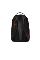 Mochila Sprayground Trinity 100 Bill con diseño de calavera y billetes de 100 dólares con incrustaciones de strass. Tiene un bolsillo frontal con cremallera, bolsillos laterales, bolsillo oculto con cremallera, acolchado ergonómico en la parte posterior en malla, correas ajustables, cierres de nylon con herrajes de metal y placa "Sprayground Authentic" en metal. El interior tiene un compartimento separado para portátil, compartimento separado en velour para lentes de sol y bolsillo organizador en malla.
