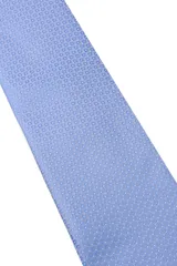 Set de corbata y pañuelo de bolsillo color fucsia, con diseño liso y terminación texturizada.