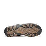 Championes de trekking Merrell modelo Accentor 3, confeccionados en combinación de ante y malla transpirable. Presentan puntera protectora de goma, entresuela de espuma EVA para mayor estabilidad y suela de goma adherente diseñada para terrenos irregulares.