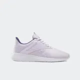 Championes Reebok modelo Fluxlite de color lila, con suela blanca y detalles en violeta oscuro. Confeccionados en malla transpirable, ideales para entrenamiento y running.