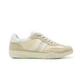 Championes deportivos American Sport Adabella, color beige y blanco, con diseño de caña baja y suela dentada.
