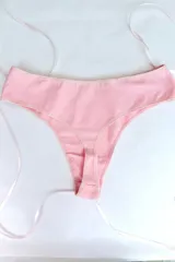 Colaless de tiro alto confeccionada en algodón elastizado.