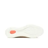 Championes de tejido knit color beige, con diseño ergonómico, cordones al tono y suela blanca flexible. Cuenta con tecnología de amortiguación en el talón y plantilla elástica.