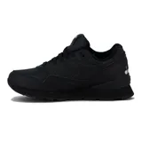 Championes casuales Diadora modelo N.92 L, color negro, con detalles en blanco en la lengüeta y el talón.